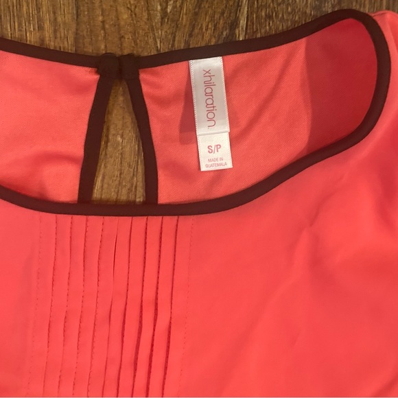 Coral Dress with Keyhole detail and Belt - Picture 2 of 4